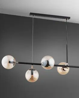 Moderné lampy do obývačky Lampa Dansa black 5 Pł 63020 LW5