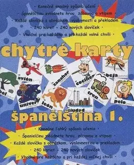 Učebnice a príručky Chytré karty: Španělština slovíčka 1