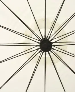 Slnečníky Závesný slnečník Ø 300 cm hliníková tyč Dekorhome Vínová