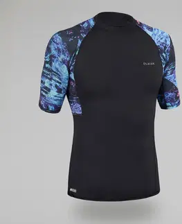 surf Pánske tričko 500 Vortex s UV ochranou krátky rukáv na surfovanie