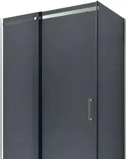 Sprchovacie kúty MEXEN/S - OMEGA sprchovací kút 150x100, grafit, chróm 825-150-100-01-40