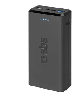 Powerbanky SBS Powerbank 20 000 mAh mAh, 2x USB, 2,1 A, čierna TTBB20000FASTK