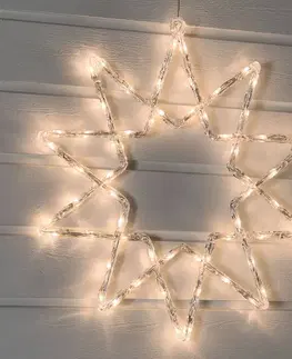 Vianočné svetelné hviezdy Konstsmide Christmas LED Hviezda pre exteriér 58 cm