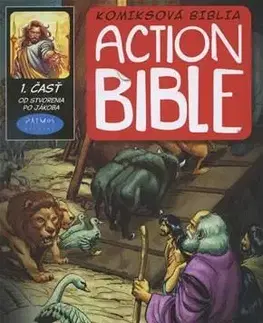 Biblie, biblistika Action Bible 1. časť komiksová biblia - Sergio Cariello,neuvedený