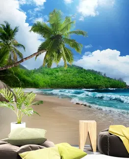 Samolepiace tapety Samolepiaca fototapeta nádherná pláž na ostrove Seychely