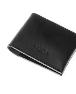 GPS prijímače FIXED Smile Kožená peňaženka so smart trackerom, čierna FIXSM-SMMW2-BK