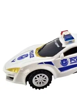 Hračky - autíčka LAMPS - Športové policajné auto na zotrvačník 19cm