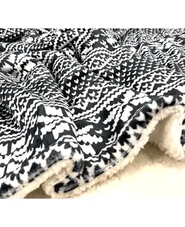 Deky Obojstranná baránková deka, zimný motív, 150x200, MALENA