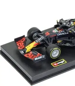 Vláčiky a autíčka BBurago 1:43 RACE F1 - Red Bull Racing RB16B (2021) 11 (Sergio Pérez) with helmet - hard case