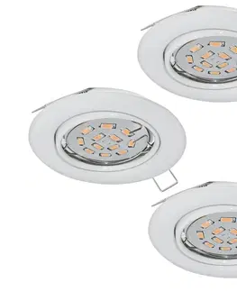 LED osvetlenie Eglo Eglo 94406 - SADA 3x LED Podhľadové svietidlo PENETO 3xGU10-LED/5W/230V 