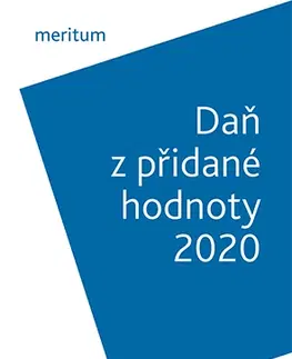 Dane, účtovníctvo Meritum Daň z přidané hodnoty 2020 - Zdeňka Hušáková