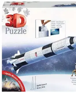 Limitovaná edícia Ravensburger 3D puzzle Vesmírna raketa Apollo Saturn V 432 Ravensburger