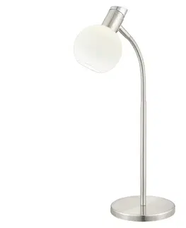 Lampy Eglo Eglo - LED Stolná lampa MY CHOICE 1xE14/4W/230V chróm/biela 