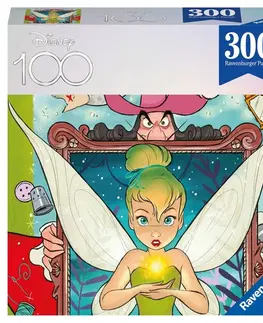 Hračky puzzle RAVENSBURGER - Disney 100 rokov: víla cililing 300 dielikov