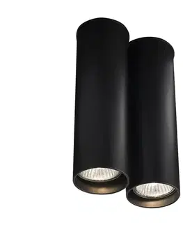 Svietidlá -  1113 - Stropné svietidlo ARIDA 2xGU10/15W/230V 20 cm čierna 
