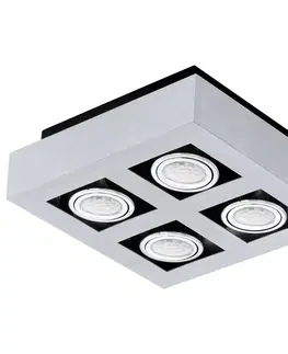 Stropné svietidlá EGLO Štvor-plameňové stropné LED svietidlo Loke
