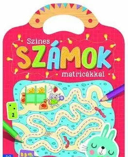 Pre deti a mládež - ostatné Színes számok matricákkal - Agnieszka Bator