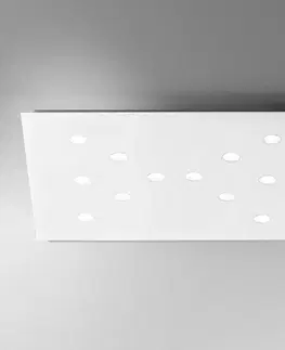 Stropné svietidlá ICONE ICONE Slim - ploché stropné svietidlo LED, 12 svetiel, biela