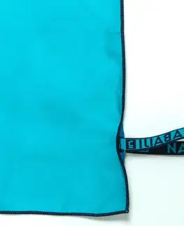 vodné športy Uterák z mikrovlákna veľkosť M 60 × 80 cm dvojfarebný modrý