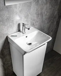 Kúpeľňa Bruckner - NEON skrinka s keramickým umývadlom 45x41,5 cm, biela 501.111.0