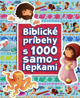 Náboženská literatúra pre deti Biblické príbehy s 1000 samolepkami