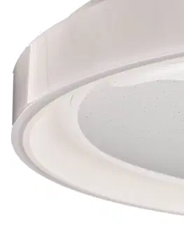 Stropné svietidlá Lindby Lindby Faustina stropné LED svietidlo, biela