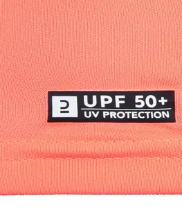 surf Detské tričko do vody s UV ochranou s dlhým rukávom na surf koralové