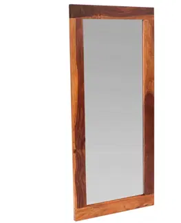 Zrkadlá Zrkadlo Gani 60x130 z indického masívu palisander