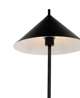Stojace lampy Dizajnová stojaca lampa čierna - Triangolo