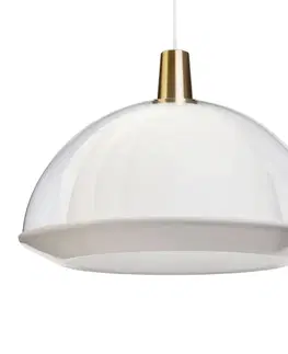 Závesné svietidlá Innolux Innolux Kuplat 480 závesná lampa 48cm priehľadná