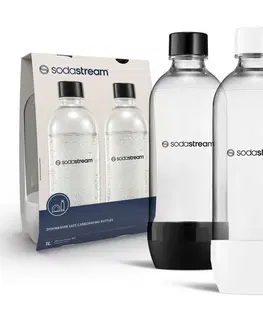 Sodastream a ďalšie výrobníky perlivej vody Sodastream Fľaša Jet Black&White 2x 1 l, do umývačky