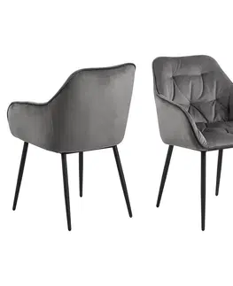 Plastové stoličky Stolička grey 2 ks