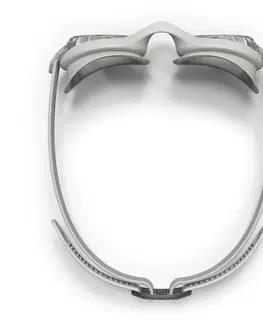 plávanie Plavecké okuliare 100 Ready číre sklá sivé