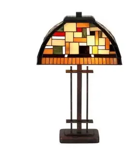 Stolové lampy Artistar MOSAICA – stolná lampa v štýle Tiffany
