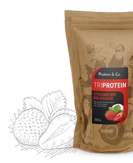 Športová výživa Protein & Co. Triprotein ochutený – 500 g Zvoľ príchuť: Biscuit cookie