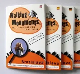 Pre deti a mládež - ostatné Walking Monuments - slovensky - sprievodca s hrou pre deti každého veku - Ľubomír Okruhlica
