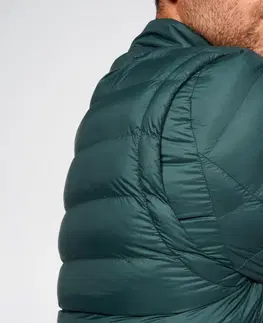 bundy a vesty Pánska prešívaná bunda CW900 Heatflex zelená