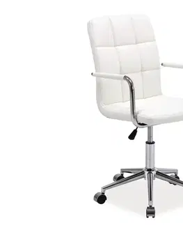 Kancelárske stoličky K-022 kancelárska stolička, eko-koža šedá