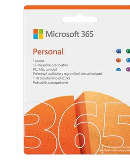 Samolepky na notebooky Microsoft 365 pre jednotlivca - 12 mesiacov