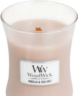 Stredná sviečka WoodWick WoodWick sviečka stredná Sea Salt Vanilla