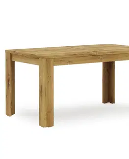 Jedálenské stoly Rozkladací stôl Miro 160/200x90cm dub/grafit