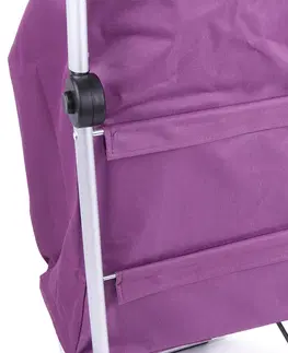 Nákupné tašky a košíky Nákupná taška na kolieskach Malaga, fialová