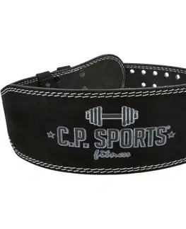 Opasky na cvičenie C.P. Sports Fitness opasok Komfort Klasik Čierny  S