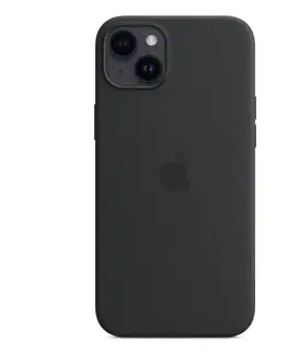 Puzdrá na mobilné telefóny Apple iPhone 14 Plus Silicone Case with MagSafe, midnight MPT33ZM/A