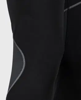 nohavice Legíny na ragby R500 pre dospelých čierne