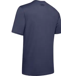 Pánske tričká Pánske tričko Under Armour Sportstyle Left Chest SS Electric Blue - M
