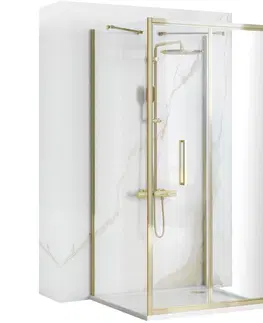 Sprchové dvere REA/S - Sprchový Rapid Fold Gold Dvere: 100 x Sprchová zástena: 90 KPL-09407