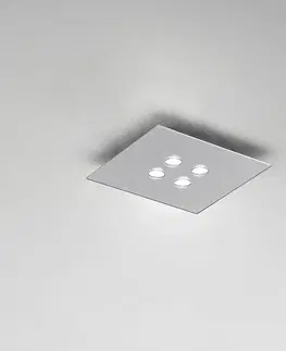 Stropné svietidlá ICONE ICONE Slim – stropné LED svietidlo 4-pl biele