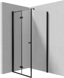 Sprchovacie kúty DEANTE/S - Sprchovací kút pevná stena 140 skladacie dvere 90 KTSXN41P+KTS_N34P KERRIA/0487