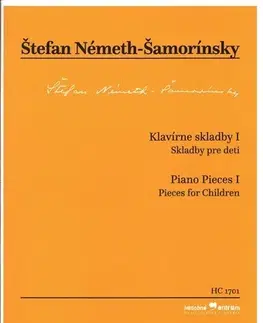 Hudba - noty, spevníky, príručky Klavírne skladby I. / Skladby pre deti - Štefan Németh-Šamorínsky